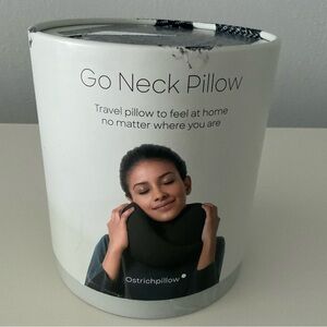 Ostrichpillow Go Neck Pillow - Premium Memory Foam Travel Pillow, w/Travel Bag